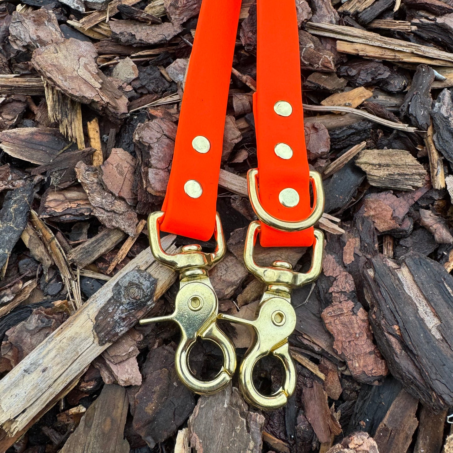 Double Clip Lead - Orange